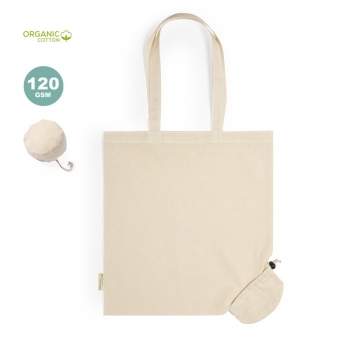 Sac pliable en coton 120 g/m²